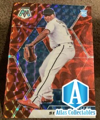 2021 Panini Mosaic SIXTO SANCHEZ Rookie RC Red Prizm Parallel #202, Marlins